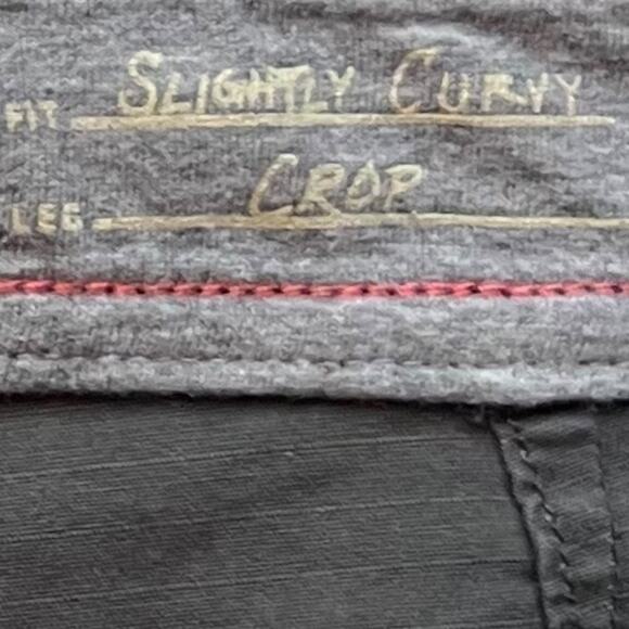 Eddie Bauer Women's Gray Lightweight Ripstop Slightly Curvy Crop Pants Size 10 - Picture 14 of 16